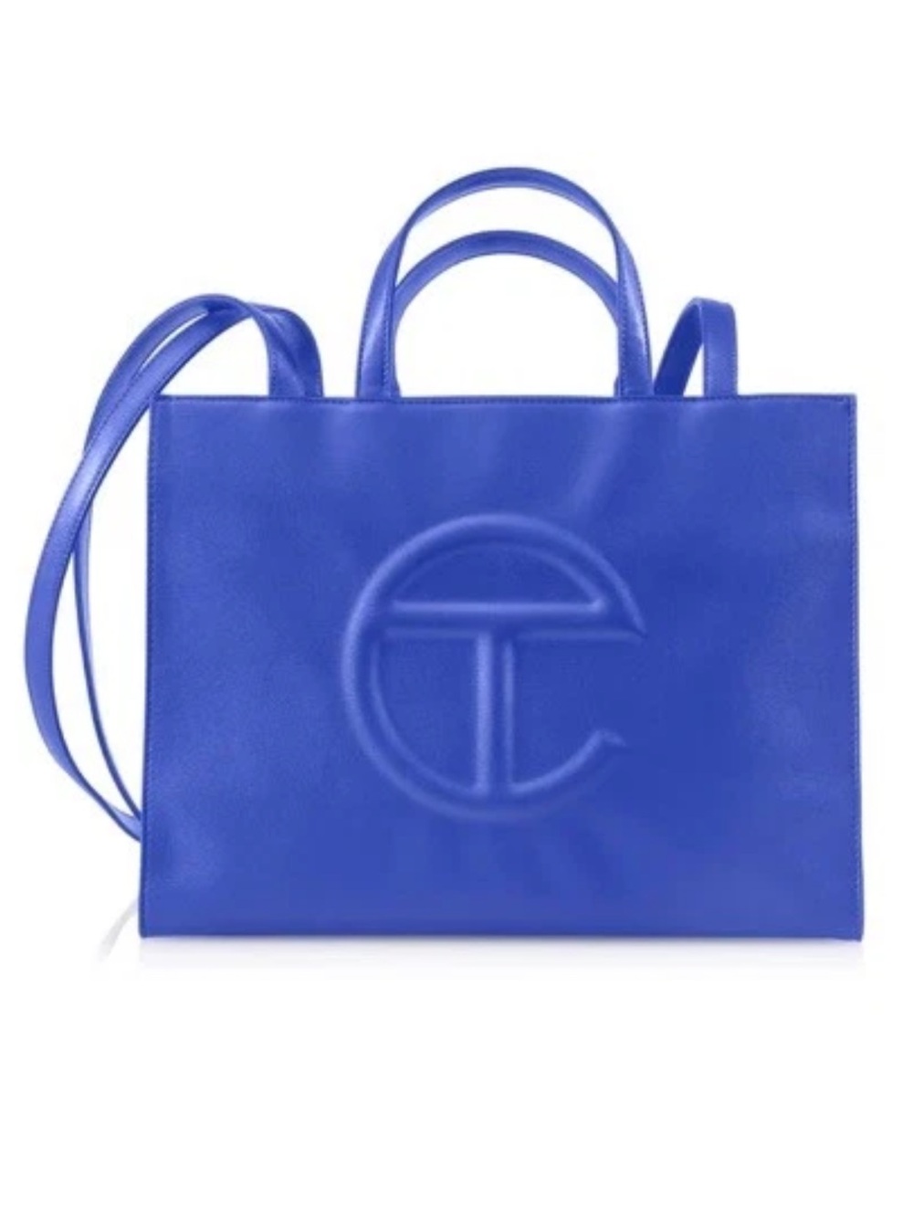 TELFAR *100% Authentic* Painters Tape Blue Medium Shopping Bag Tote